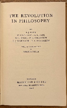 The Revolution in Philosophy (page)